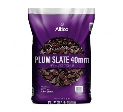 Plum Slate 40mm 25kg Bag (approx)